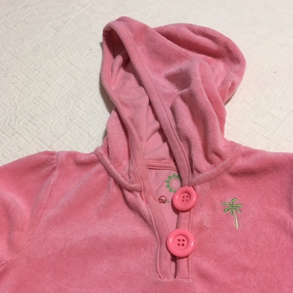 3T (5/$20) Pink Terry-Cotton Beach Cover-Up - Picture 4 of 7